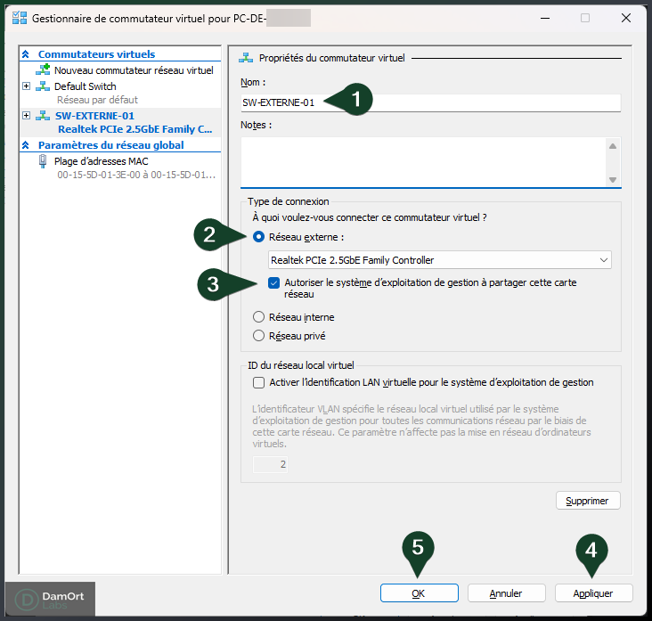 Crée un serveur GLPI sous Debian 13 avec Hyper-V