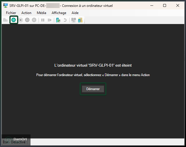 Crée un serveur GLPI sous Debian 13 avec Hyper-V