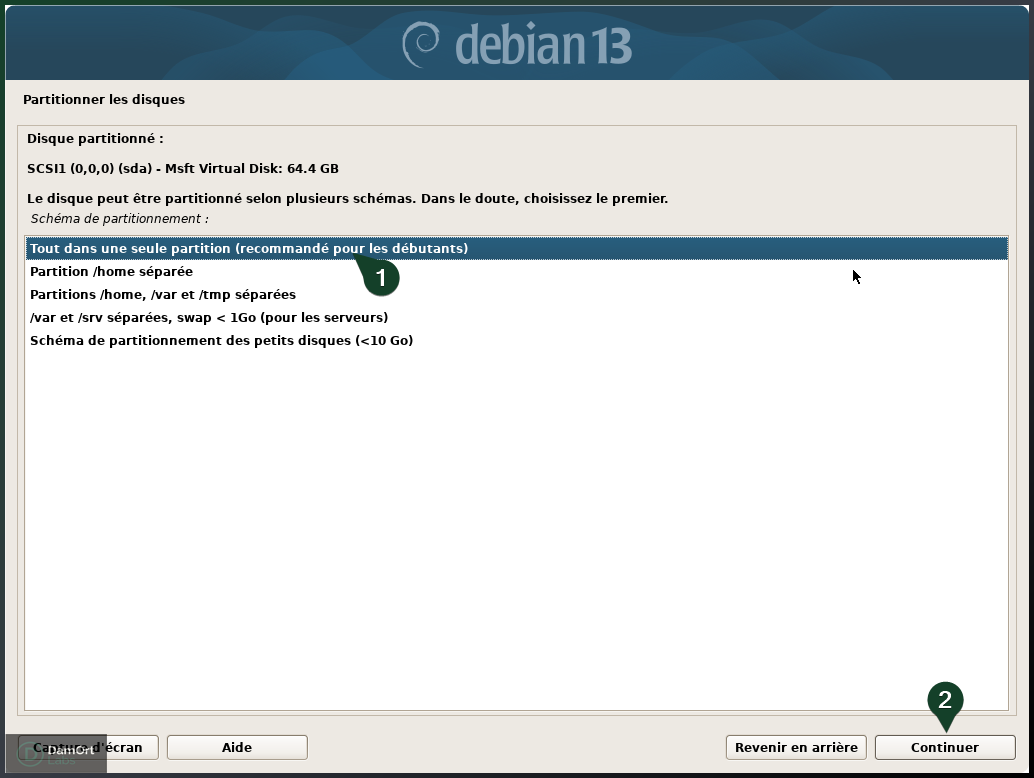 Crée un serveur GLPI sous Debian 13 avec Hyper-V